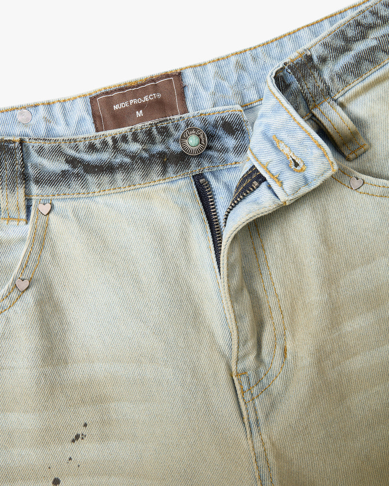 ELVIS BOOTCUT DENIM PANTS WASHED