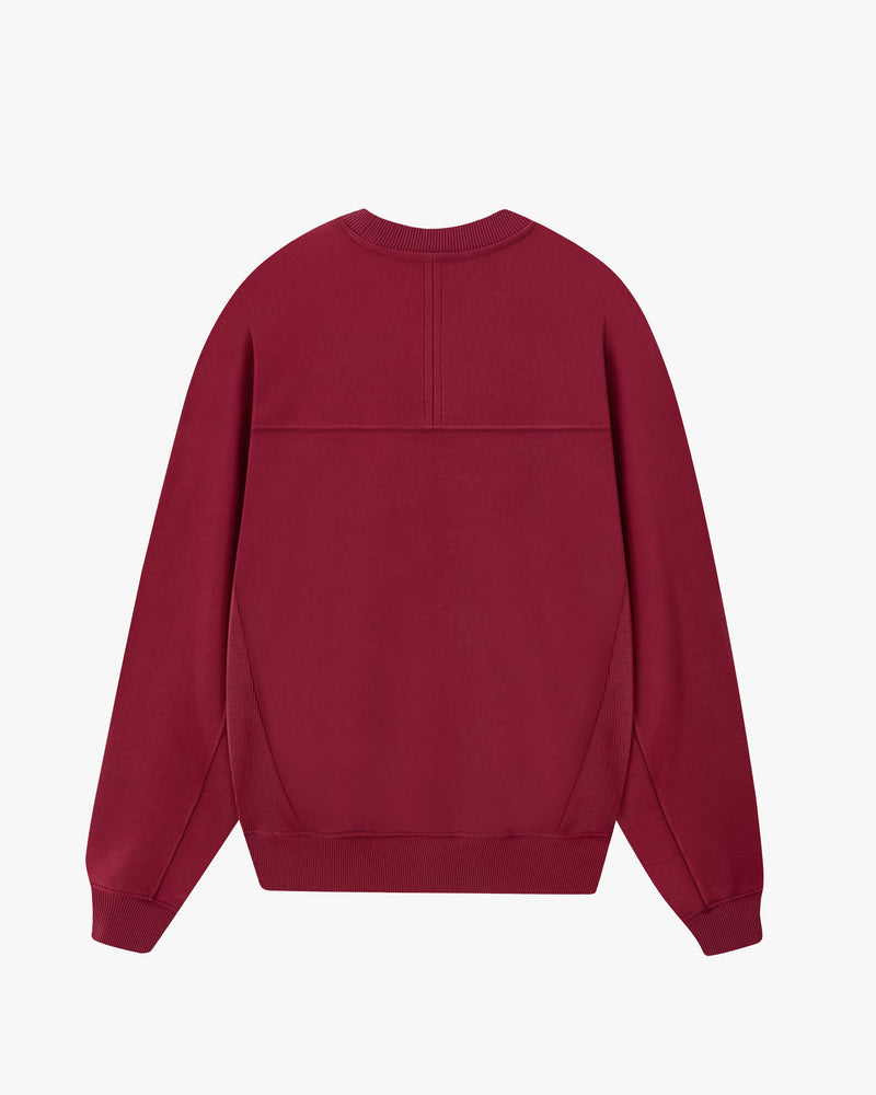 CREWNECK BURGUNDY ESSENTIALS