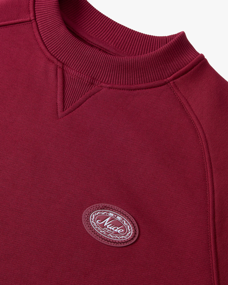 ESSENTIALS CREWNECK BURGUNDY