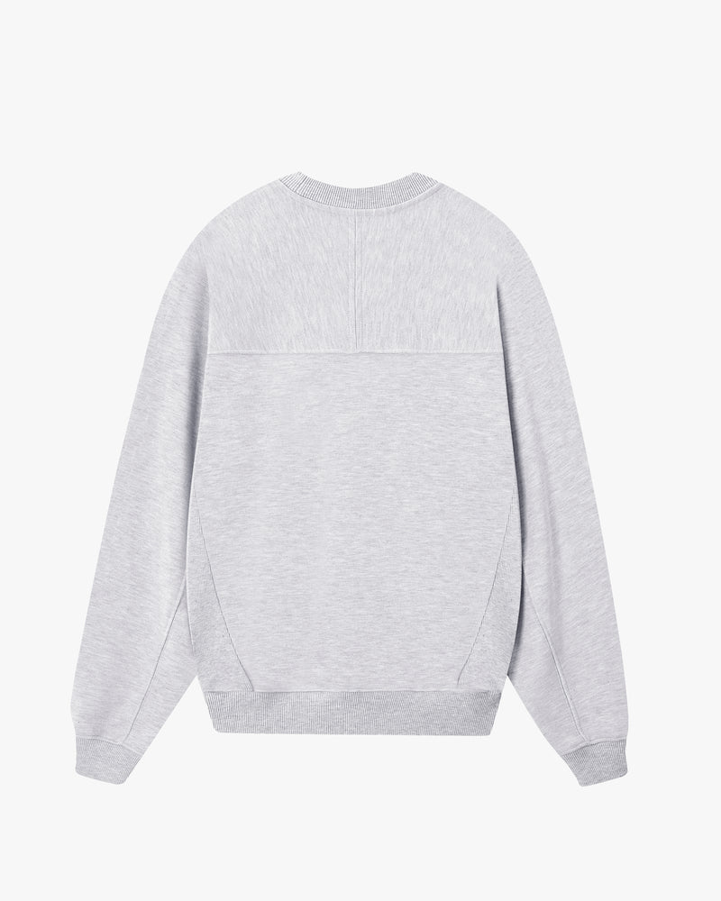 ESSENTIALS SWEATSHIRT GREY MELANGE