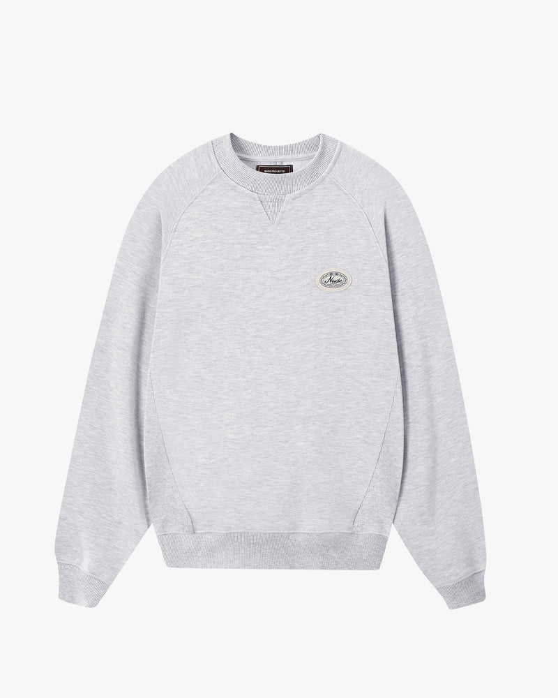 ESSENTIALS SWEATSHIRT GREY MELANGE