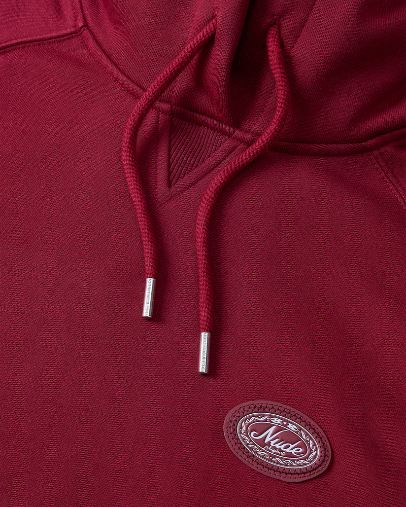 ESSENTIALS HOOD BURGUNDY