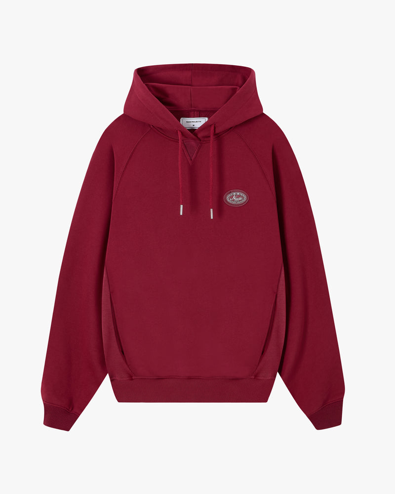 ESSENTIALS HOOD BURGUNDY