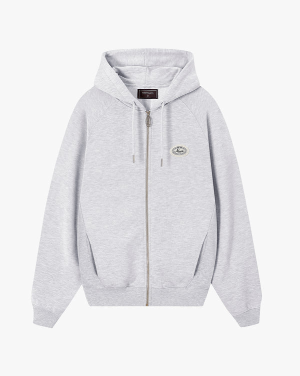 SUDADERA CON CREMALLERA ESSENTIALS GRIS