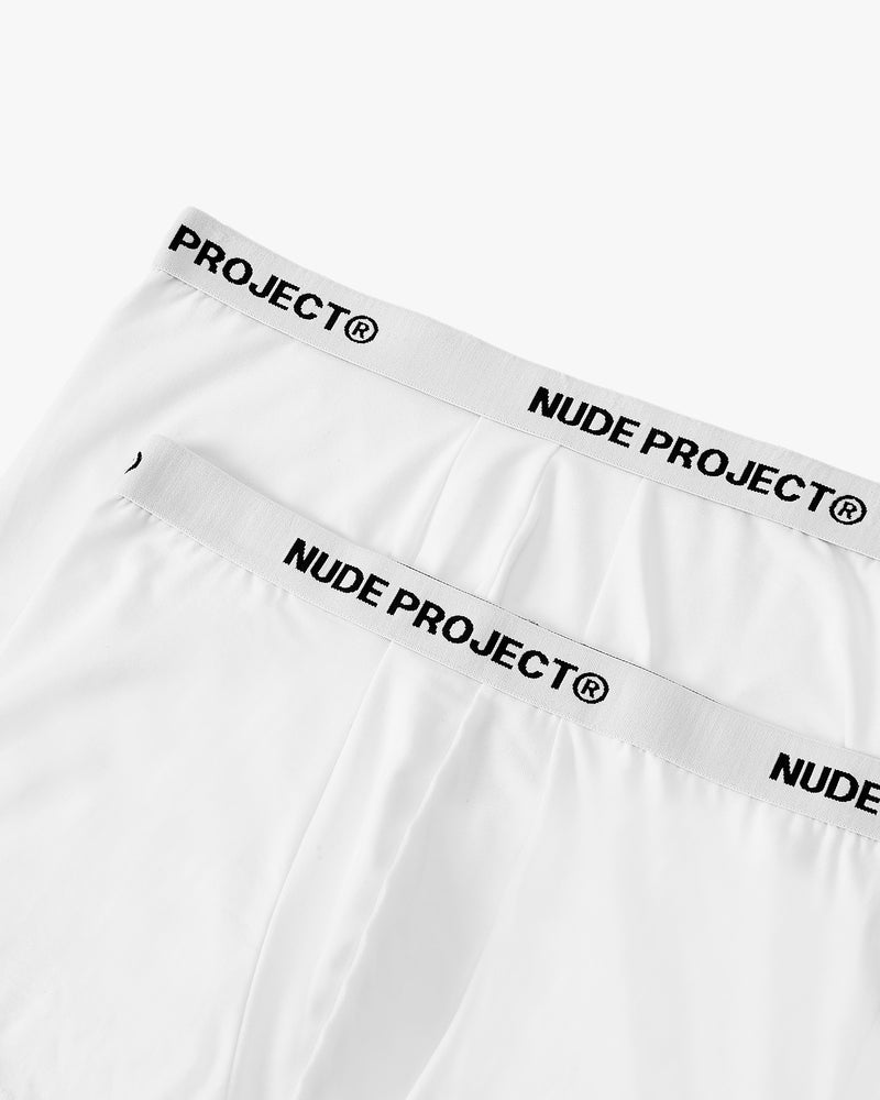 ESSENTIAL BOXER WHITE X2