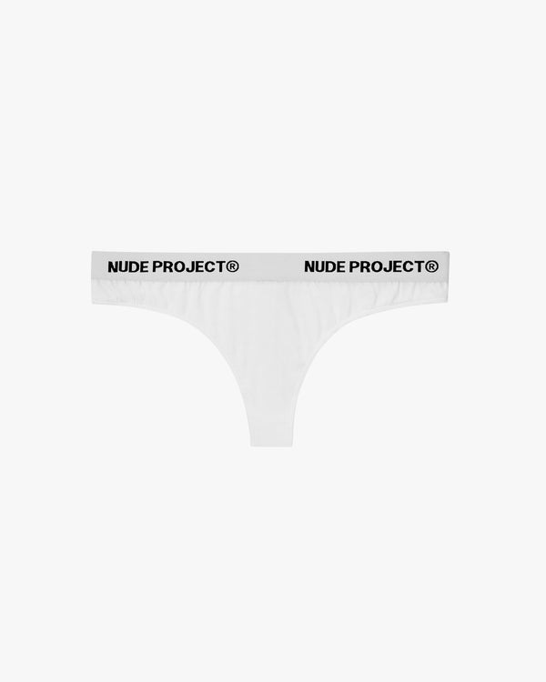 ESSENTIAL THONG WHITE