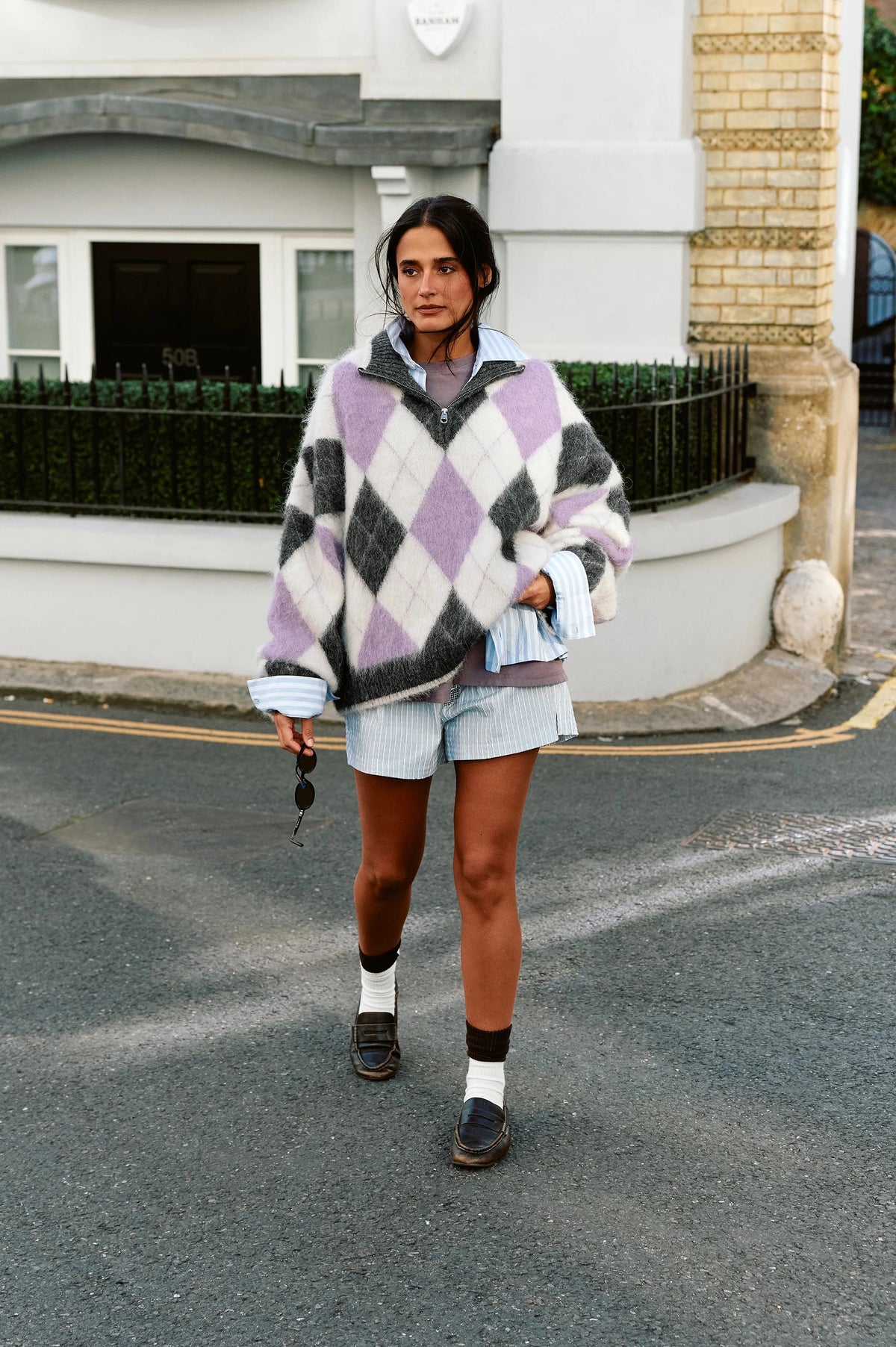Juliet Quarter-Zip Knit Sweater