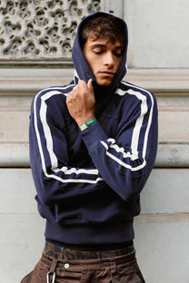 Ying Yang Hoodie Navy