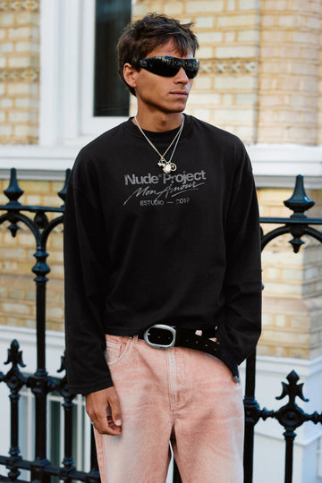 Mon Amour Long-Sleeve Tee Ash