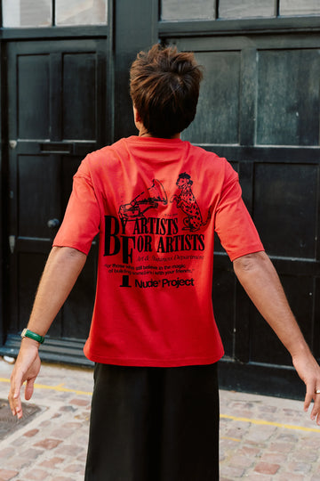 Art & Business Tee Red