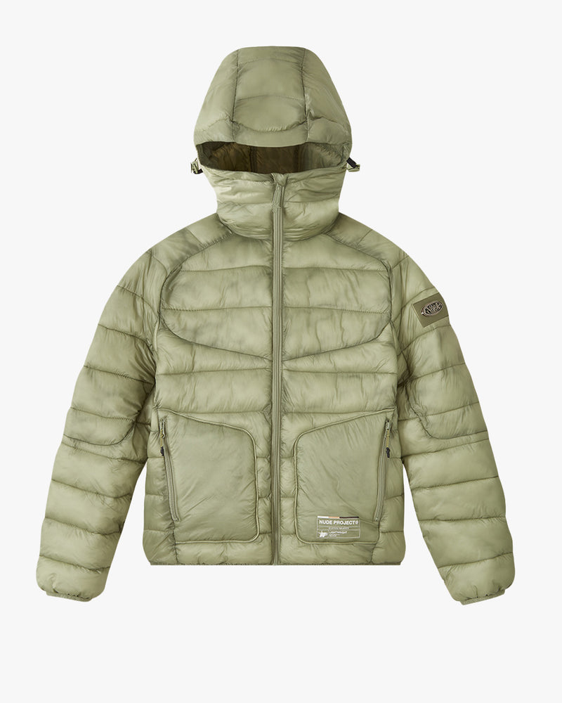 FALL PUFFER JACKET PISTACCIO