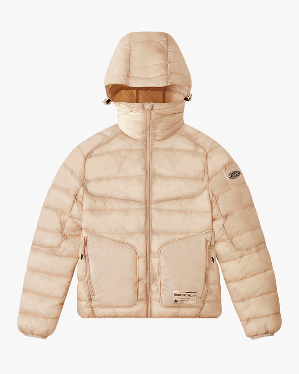 FALL PUFFER JACKET BEIGE