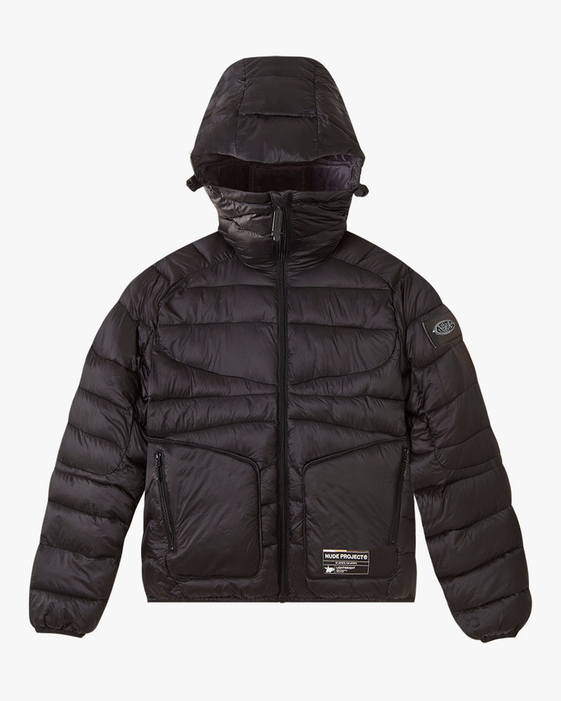 FALL PUFFER JACKET BLACK