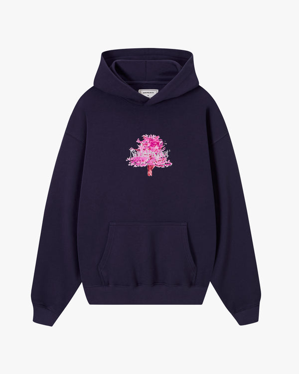 SUDADERA AZUL MARINO FLEUR DE CERISIER