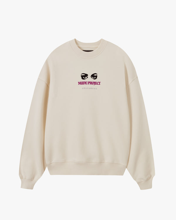 FORTUNE CREWNECK MARSHMALLOW