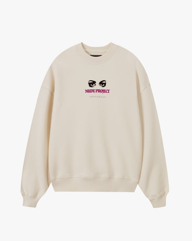 FORTUNE CREWNECK MARSHMALLOW