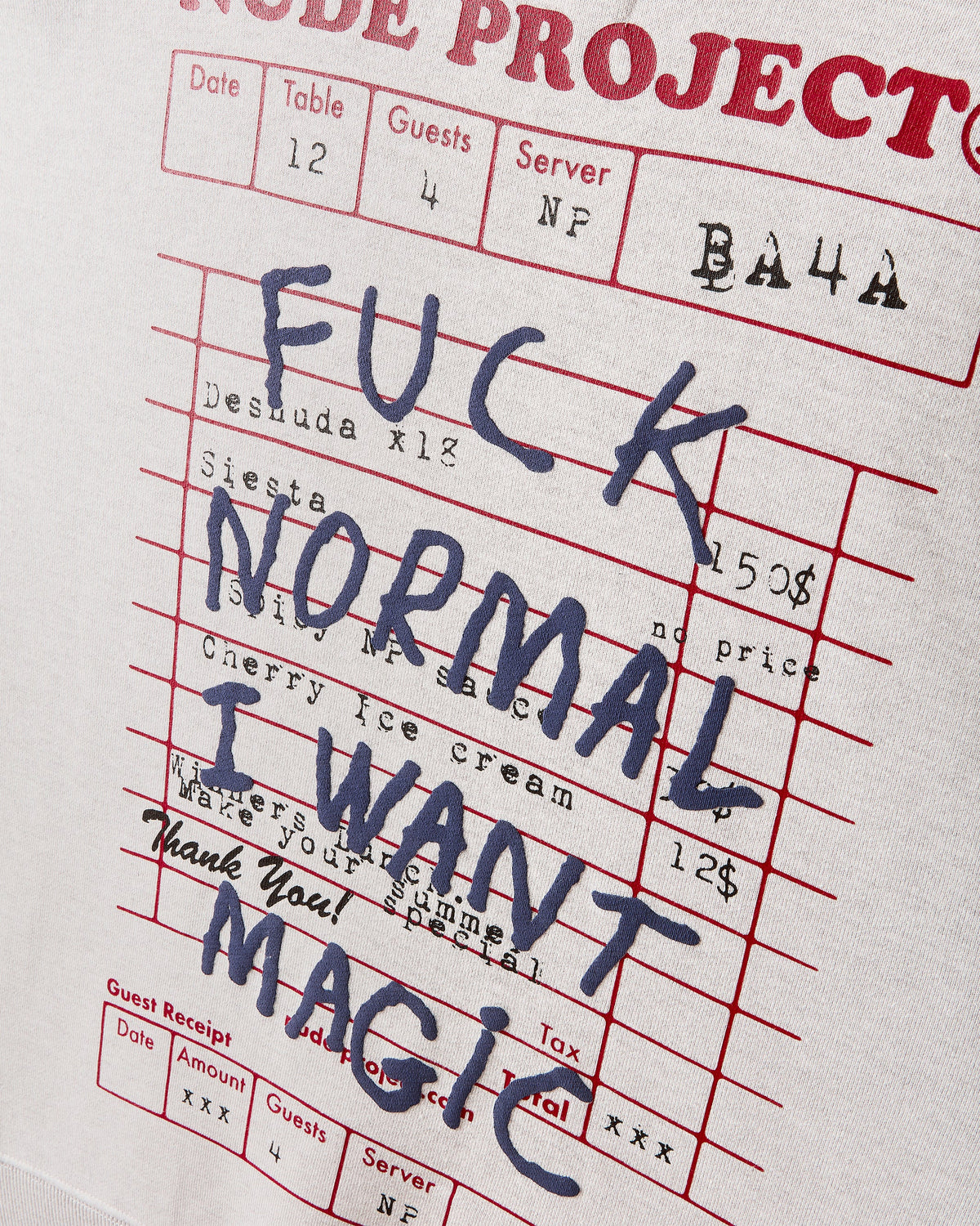 Sudadera Fuck Normal Gris