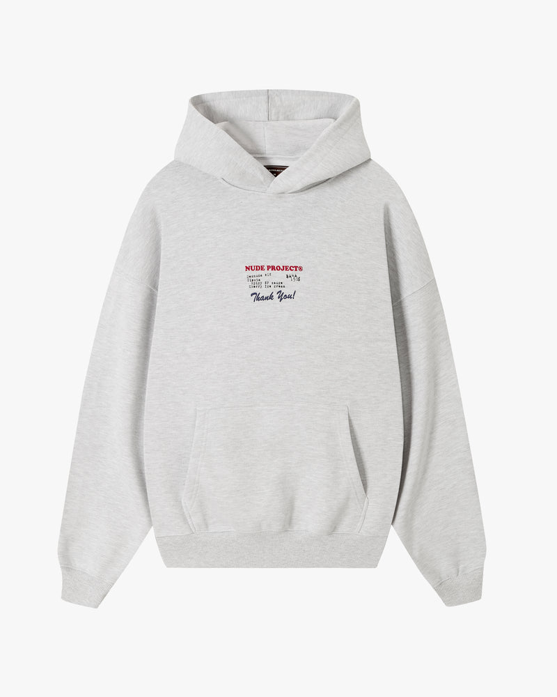 FUCK NORMAL HOOD GREY MELANGE