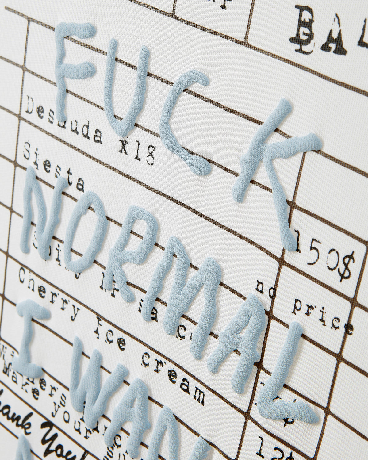 Fuck Normal Tee White