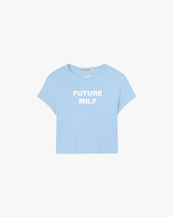 FUTURE MILF TEE BABY BLUE