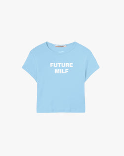 FUTURE MILF BABY TEE BLUE