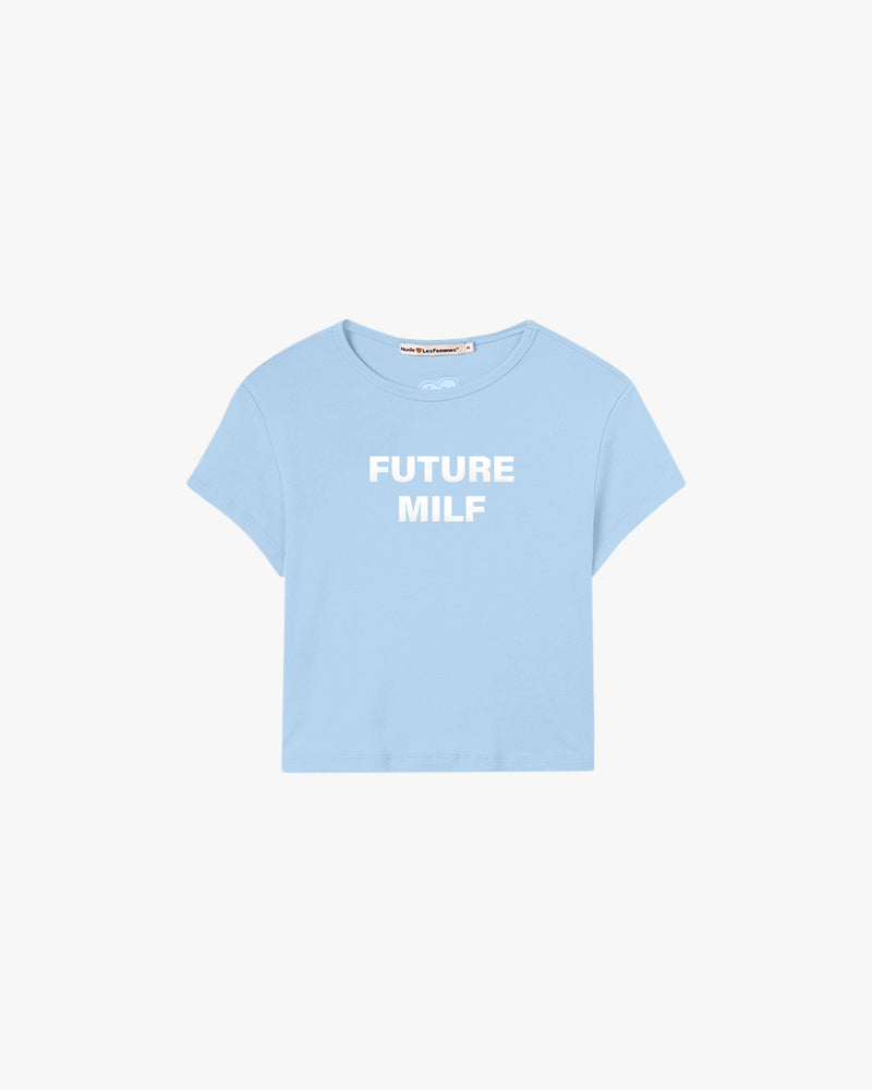 FUTURE MILF BABY TEE BLUE