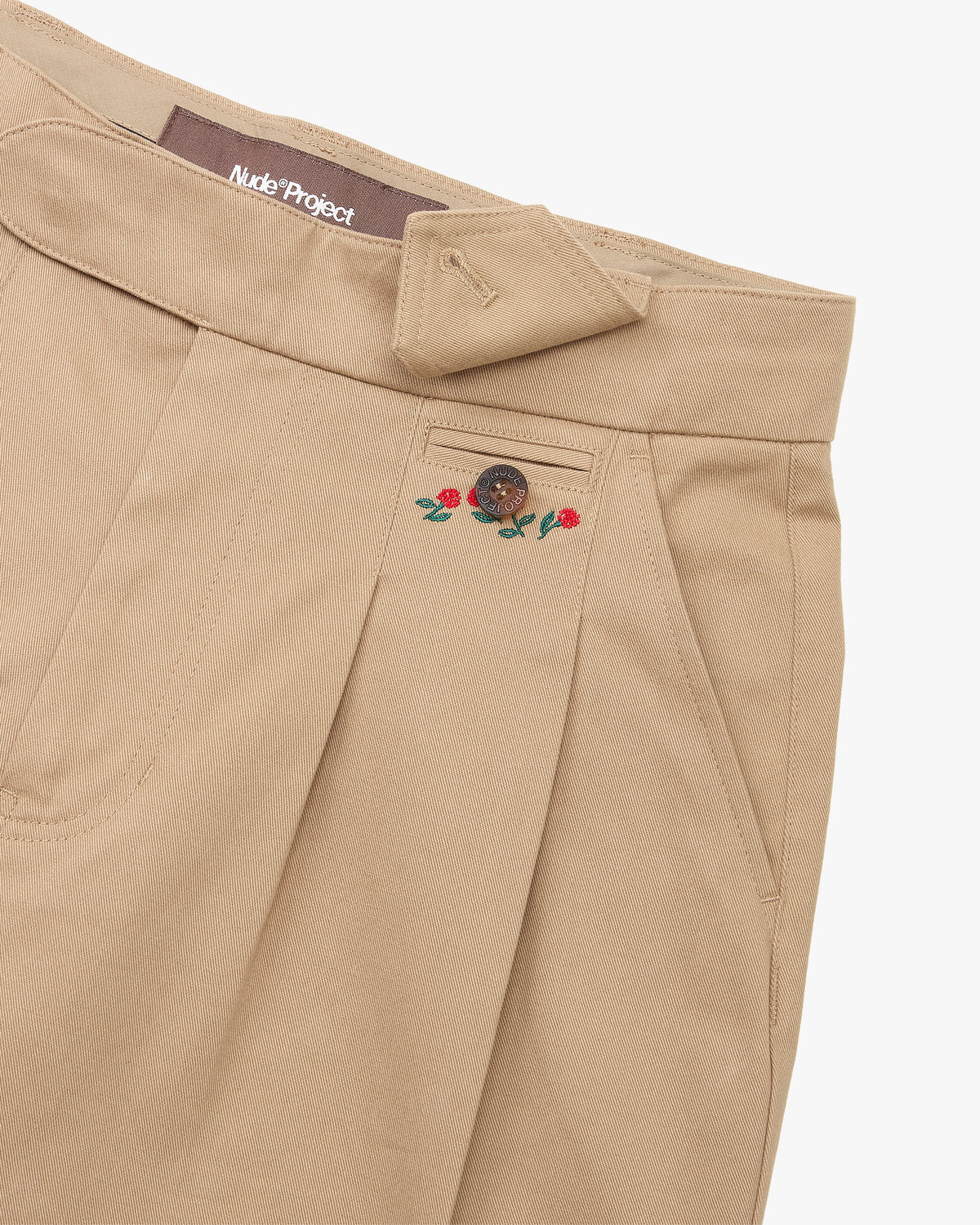 Vinyl Chino Pants Beige *