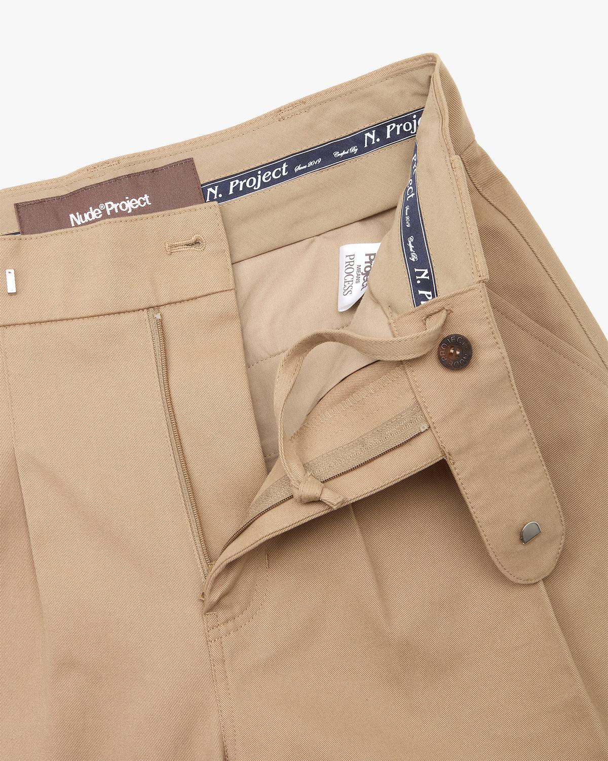 Vinyl Chino Pants Beige *