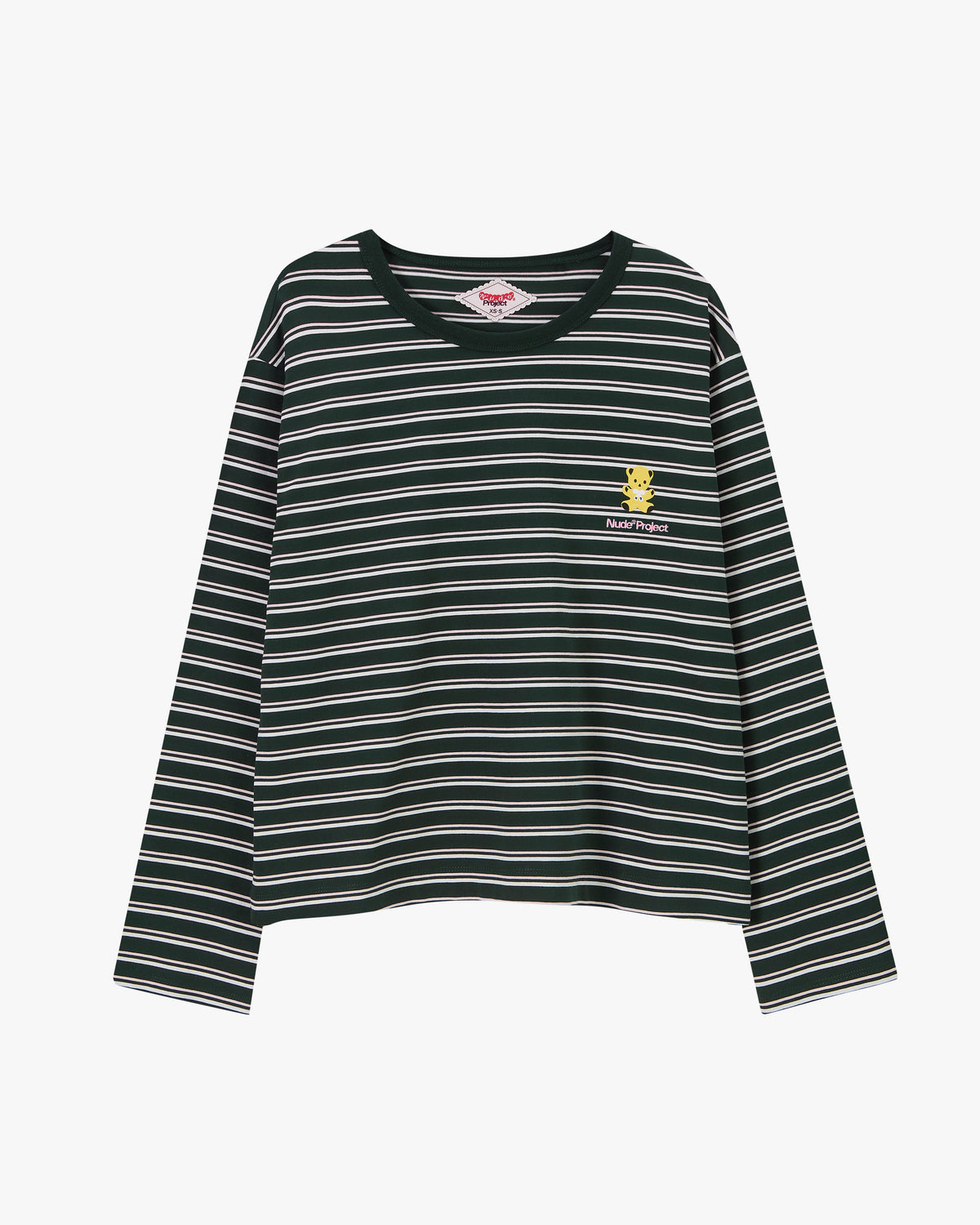 Bear Stripped Long-Sleeve Tee