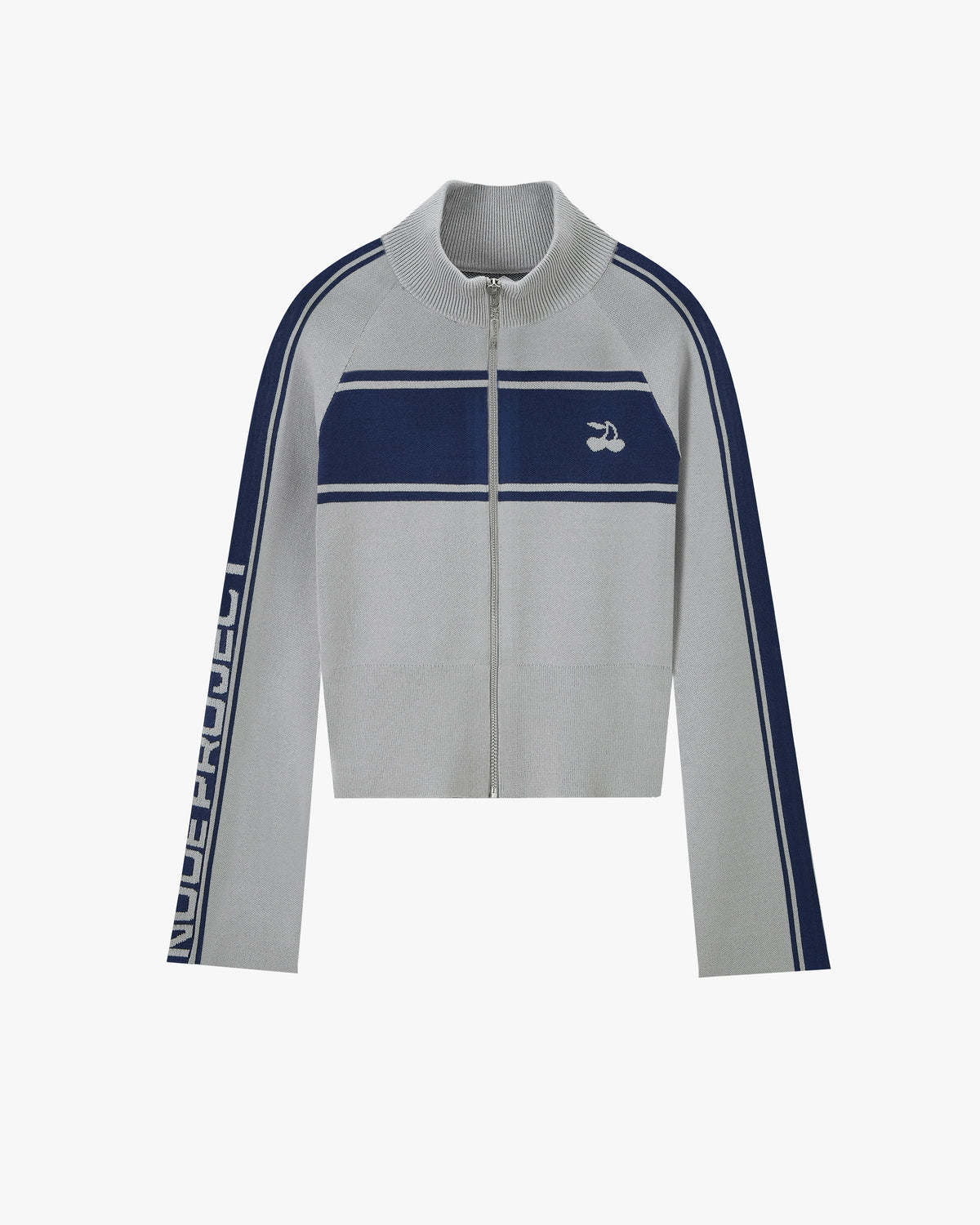 Katana Knit Zip-Up Grey