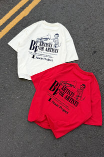 Art & Business Tee Red