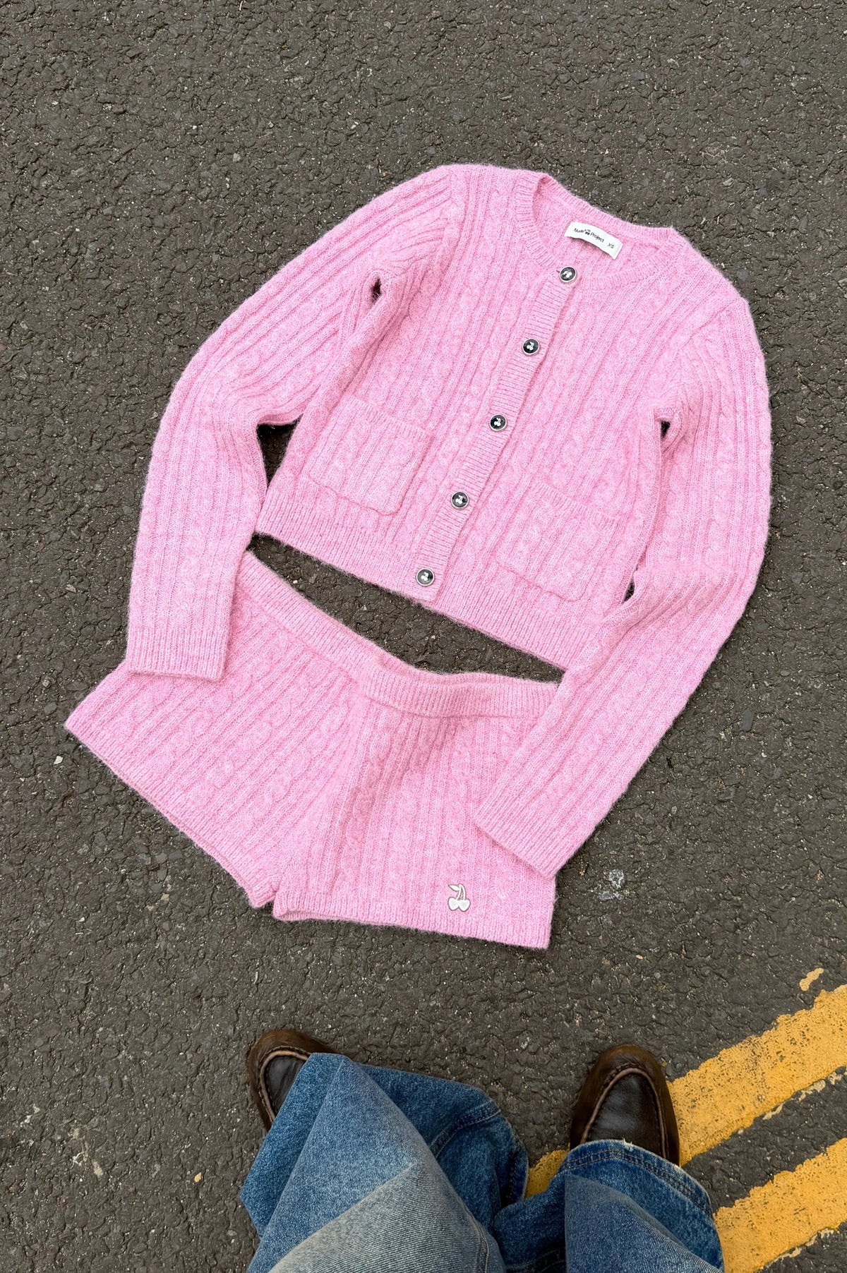 Notting Hill Knit Cardigan Pink