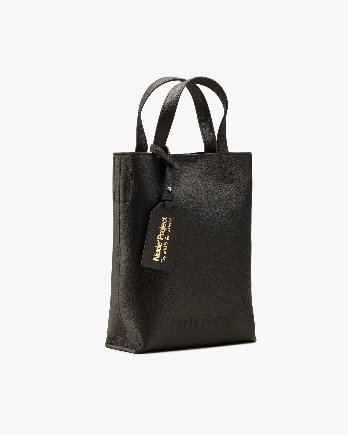 Minimal Leather Bag Black