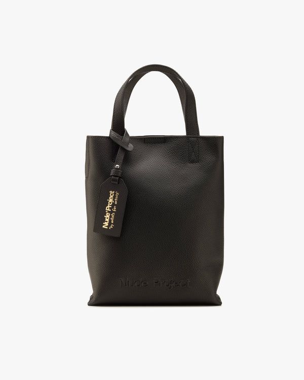 MINIMAL LEATHER BAG BLACK