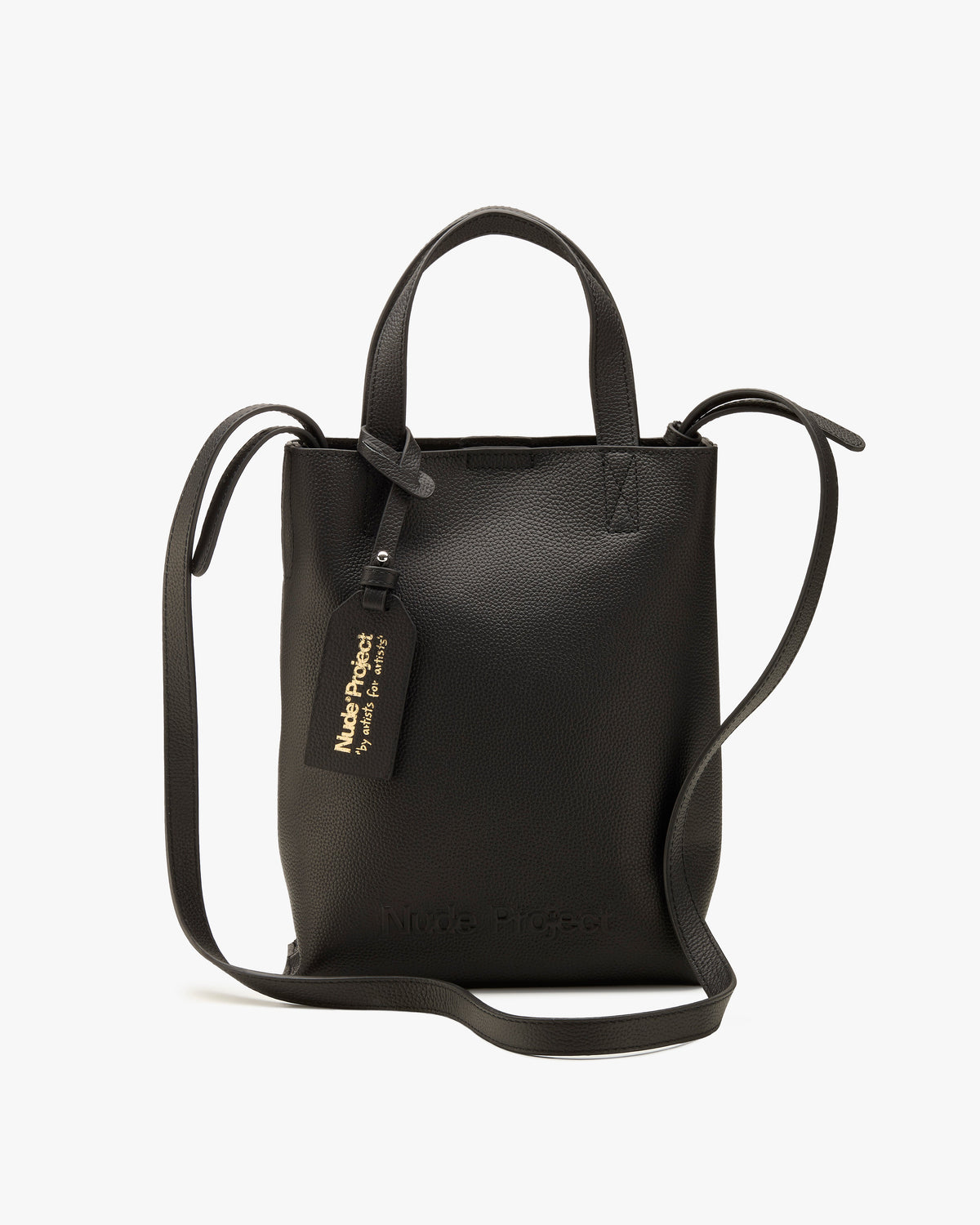 Minimal Leather Bag Black