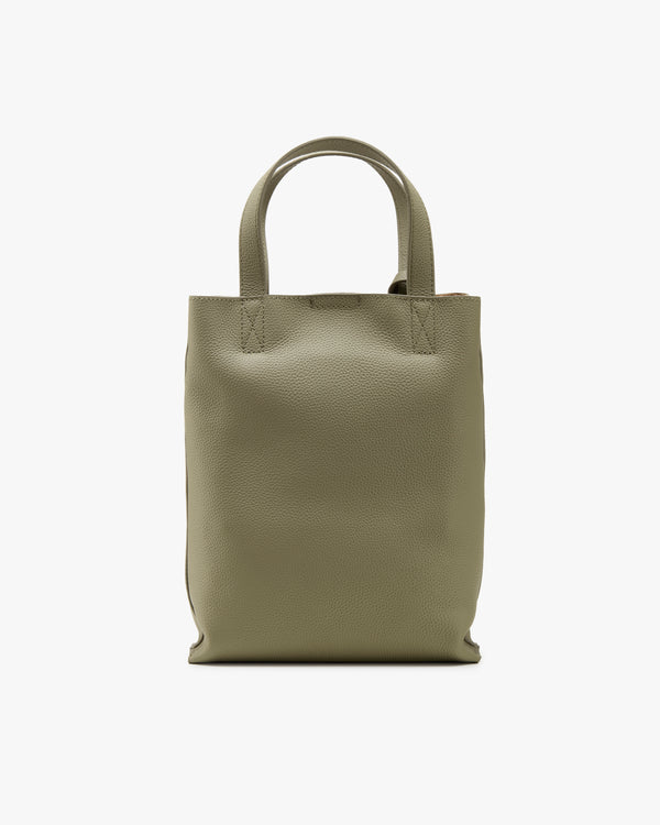 MINIMAL LEATHER BAG OLIVE