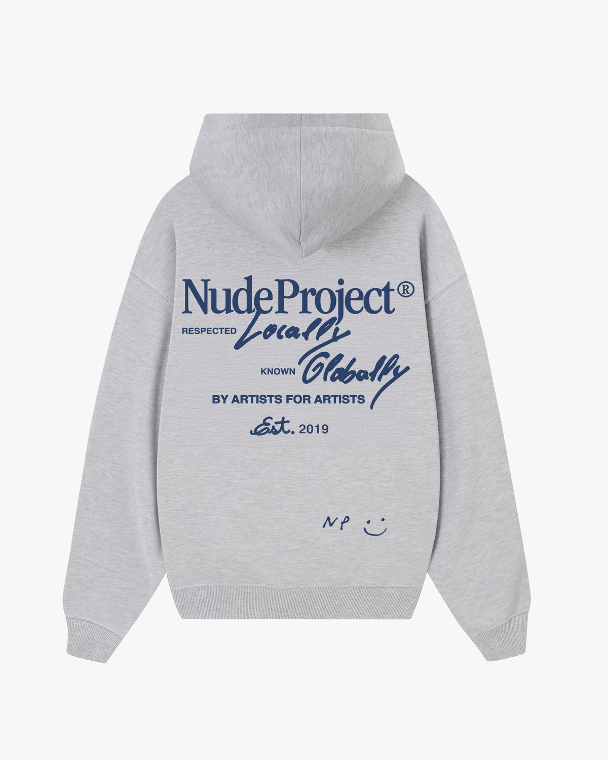 Sudadera Con Cremallera Global Soon Gris