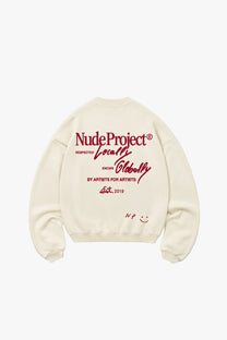 Global Soon Sweatshirt Marshmallow