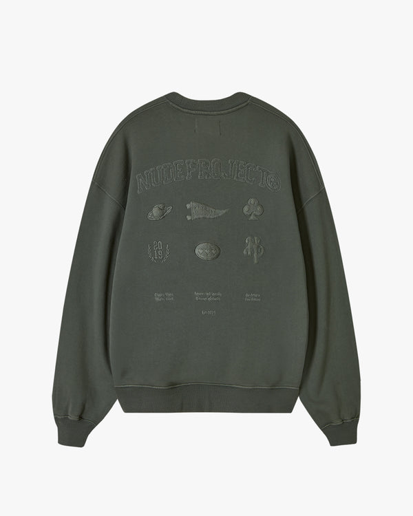 GLOBAL CREWNECK GREEN