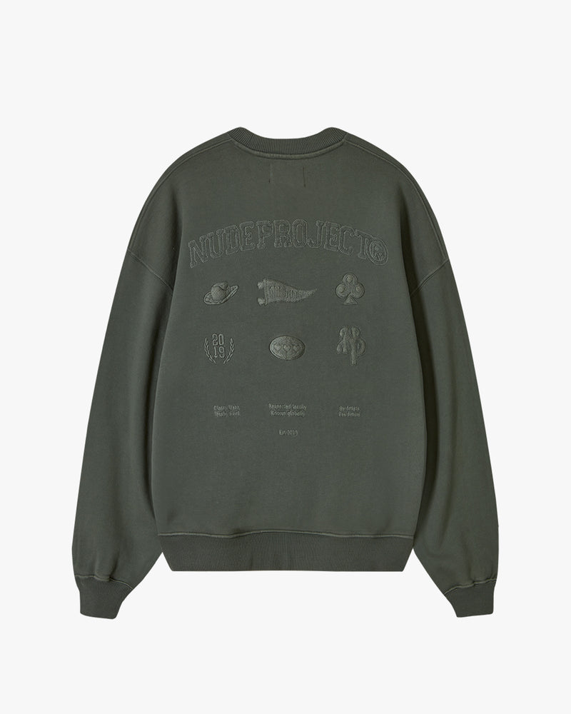 GLOBAL CREWNECK GREEN