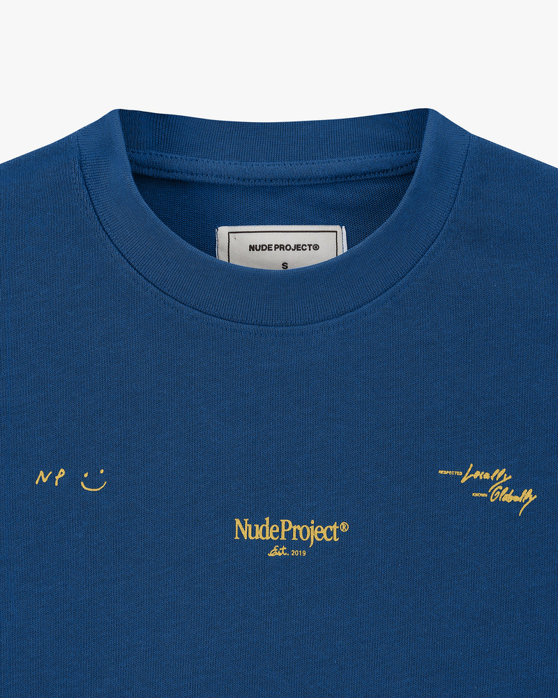 Global Soon Tee Blue