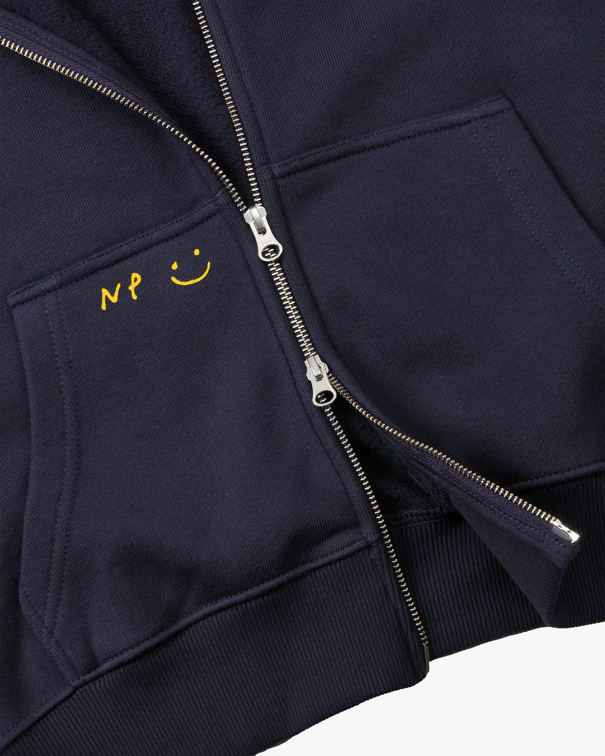 Global Soon Zip-Up Hoodie Navy