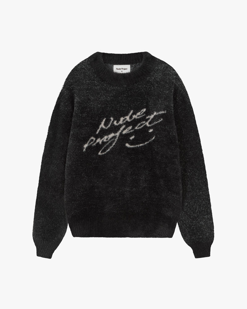 Gradient Cozy Sweater Black