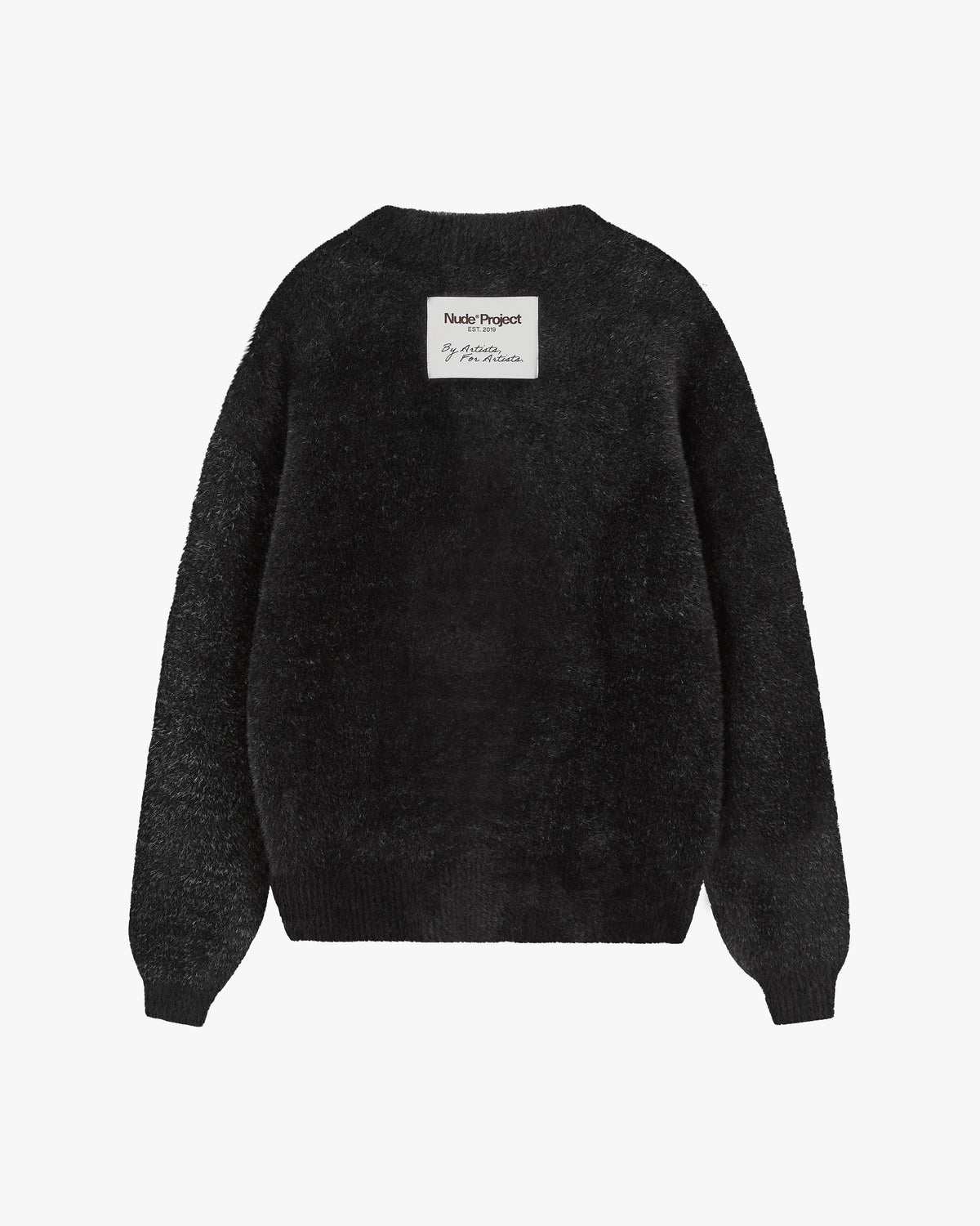 Gradient Cozy Sweater Black