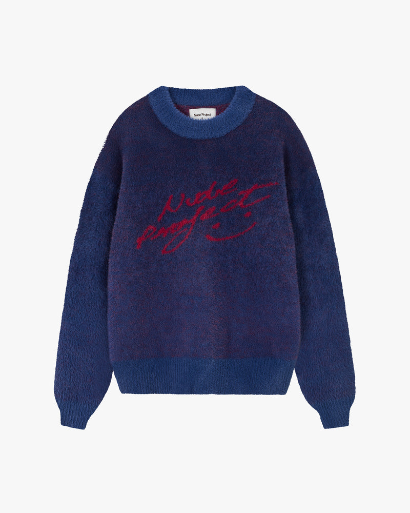 Gradient Cozy Sweater Navy