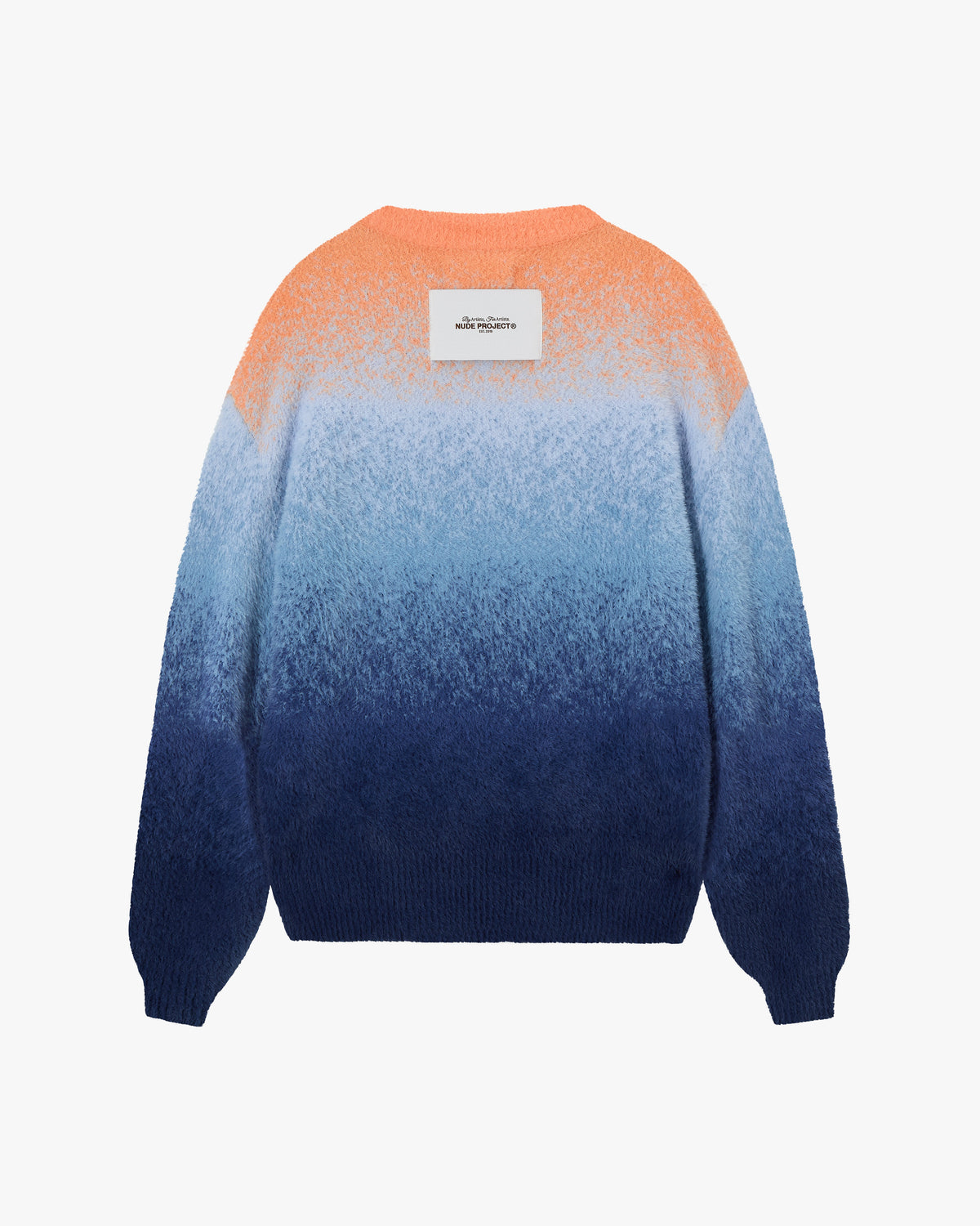 Gradient Cozy Knit Sweater Orange