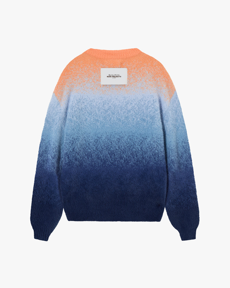 GRADIENT COZY SWEATER ORANGE