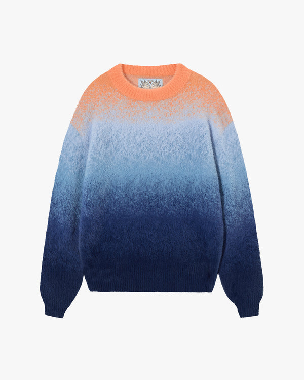 GRADIENT COZY SWEATER ORANGE