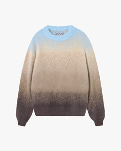 GRADIENT COZY SWEATER BABY BLUE