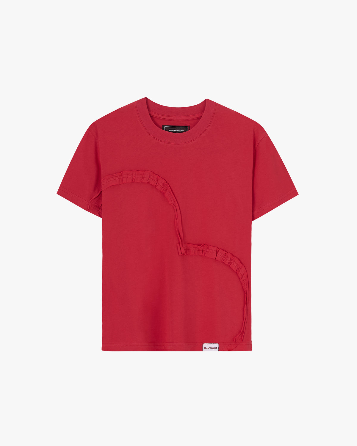 Heart Slim Tee Red